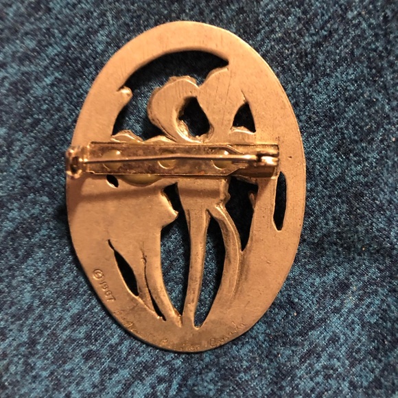 Pewter brooch - Picture 2 of 2